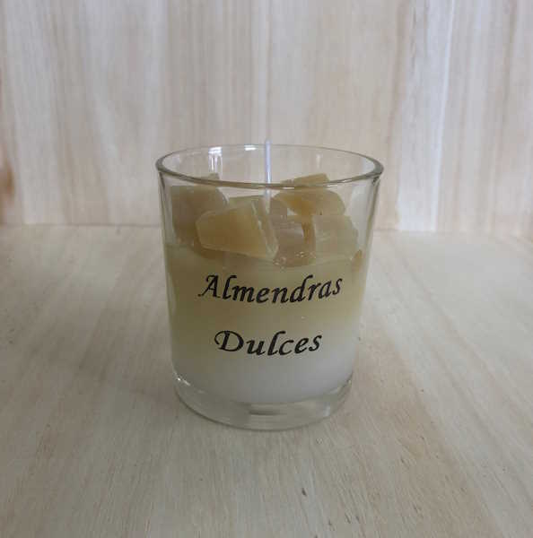 Vela vaso aroma Almendras Dulces